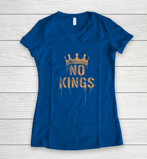 No Kings Women's V-Neck T-Shirt 5