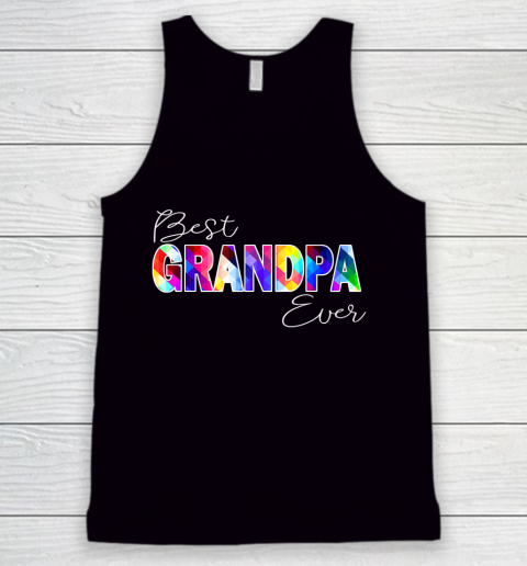 GrandFather gift shirt Mens Best Grandpa Ever, Matching Grand dad Baby Love Geometric T Shirt Tank Top