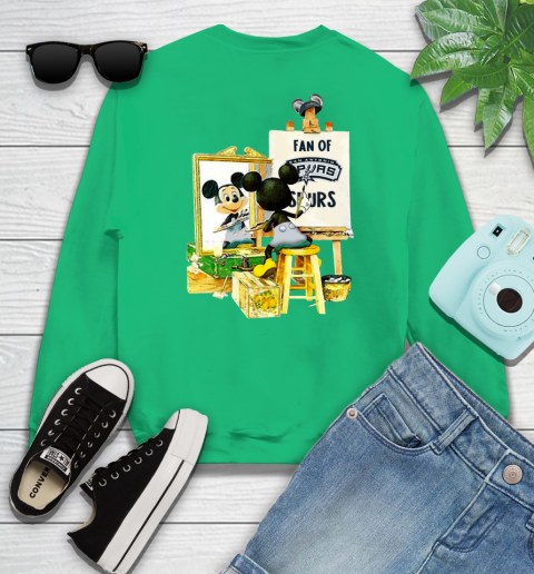 NBA Basketball San Antonio Spurs Mickey Drawing Shirt 31