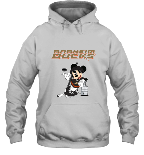 Mickey Anaheim Ducks With The Stanley Cup Hockey NHL Hoodie