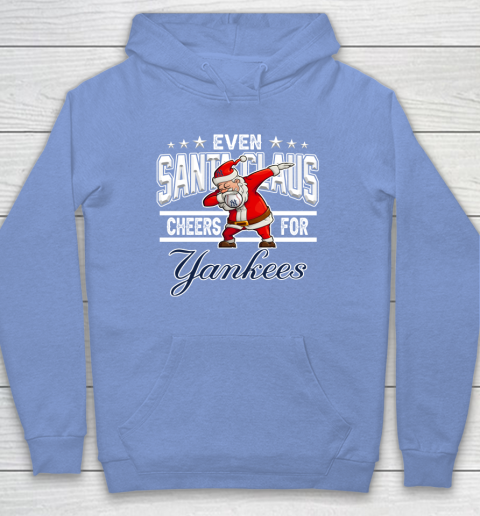 New York Yankees Even Santa Claus Cheers For Christmas MLB Hoodie 8