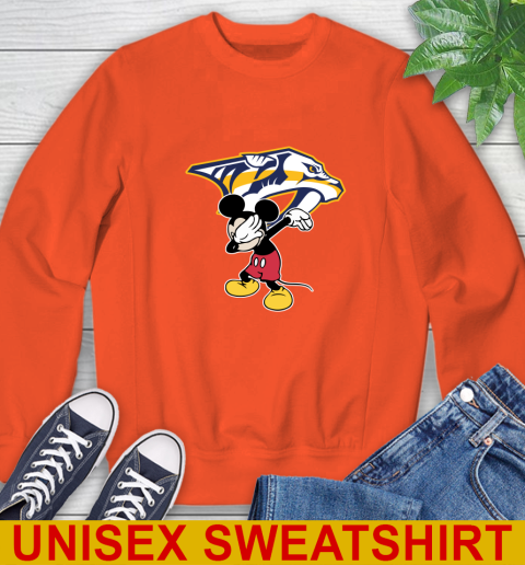Nashville Predators NHL Hockey Dabbing Mickey Disney Sports Sweatshirt 4