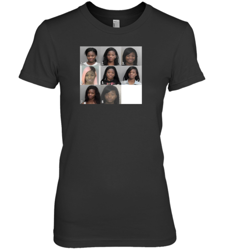 City Girls' Jt Wearing Jt's 8 Mugshots Premium Women's T