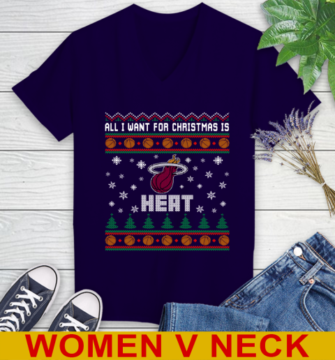 NBA Basketball All I Want For Christmas Is Miami Heat 75