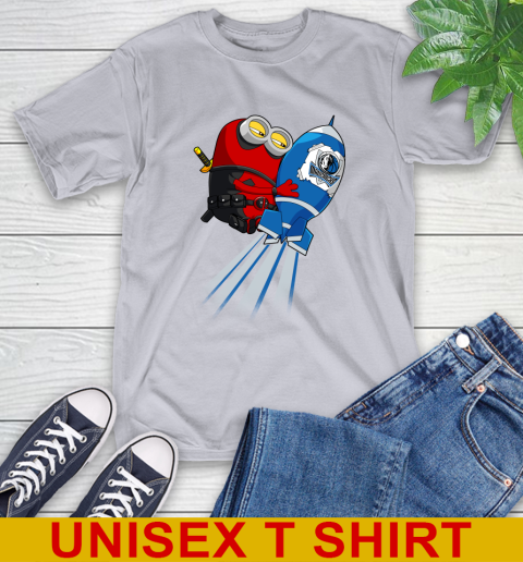 NBA Basketball Dallas Mavericks Deadpool Minion Marvel Shirt T-Shirt 5