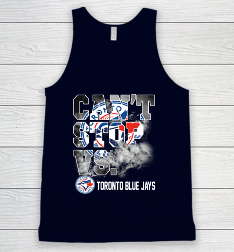 MLB Toronto Blue Jays Baseball Can't Stop Vs Blue Jays Tank Top 2