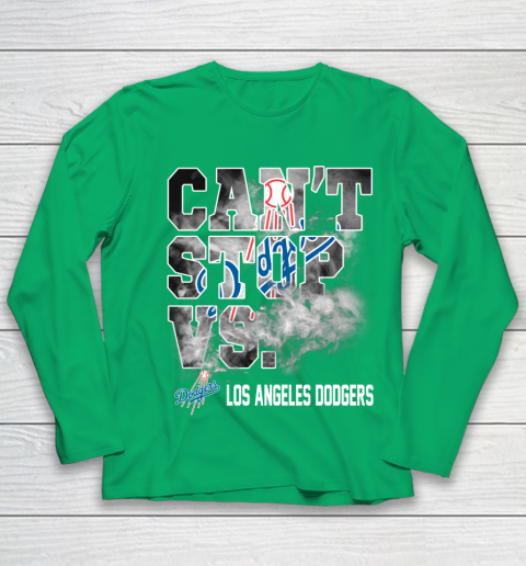 MLB Los Angeles Dodgers Baseball Can't Stop Vs Dodgers Youth Long Sleeve 4