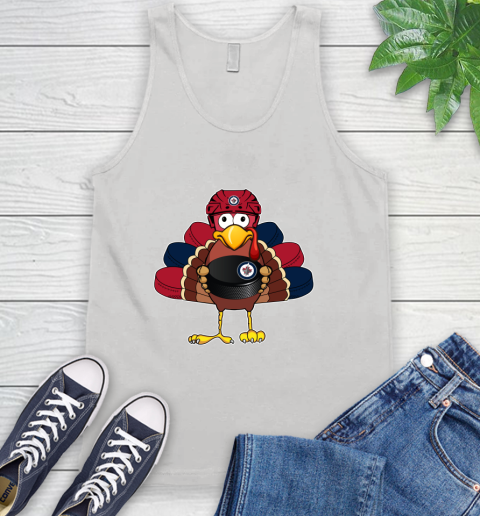 Winnipeg Jets Turkey Thanksgiving Day Tank Top
