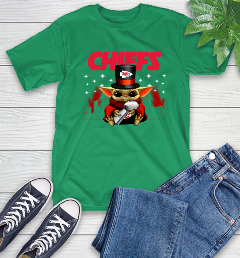 Super Bowl Baby Yoda Loves The Kansas City Chiefs Star Wars NFL Shirts 8