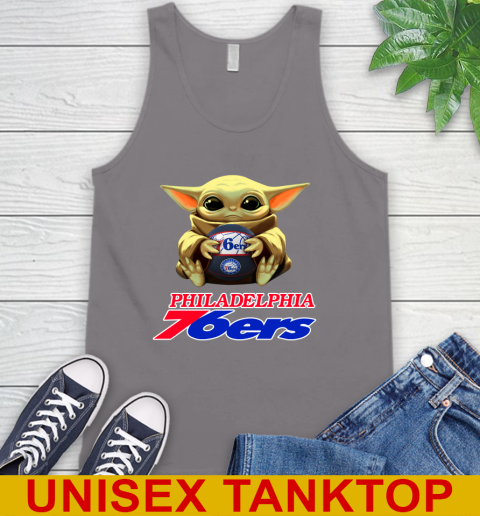 NBA Basketball Philadelphia 76ers Star Wars Baby Yoda Shirt 76