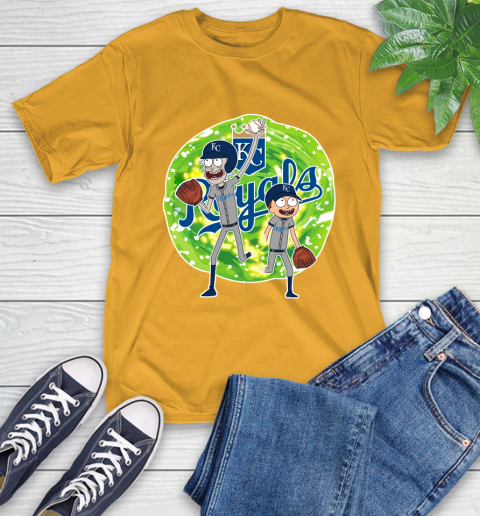MLB Kansas City Royals Rick And Morty Baseball Sports T-Shirt 3