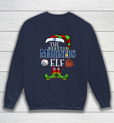 Seattle Mariners Christmas ELF Funny MLB Sweatshirt 2