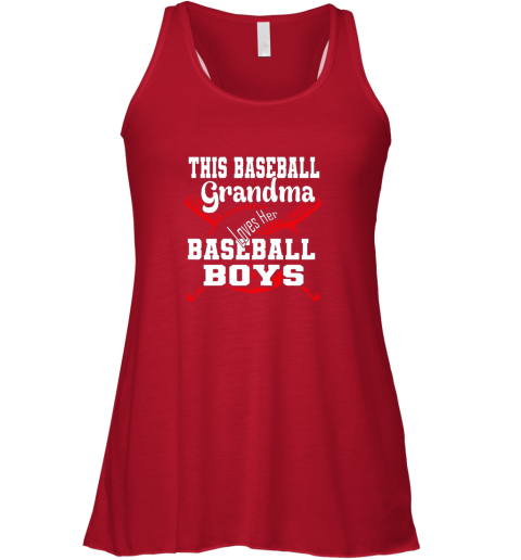 yv4m this baseball grandma loves her baseball boys flowy tank 32 front red