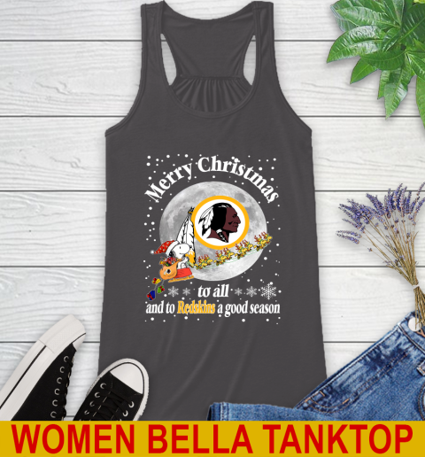 Washington Redskins Merry Christmas To All And To Redskins A Good Season NFL Football Sports Racerback Tank 10