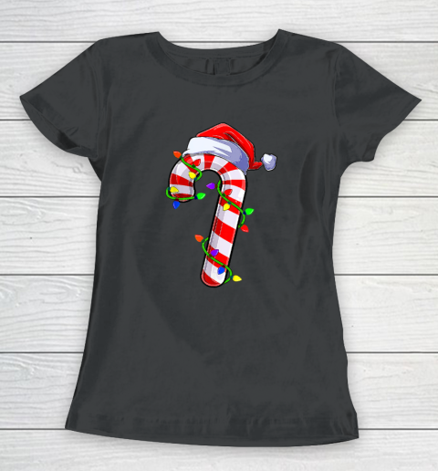 Candy Cane Crew Santa Christmas Women's T-Shirt