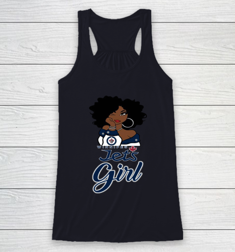 Winnipeg Jets Girl NHL Racerback Tank 8