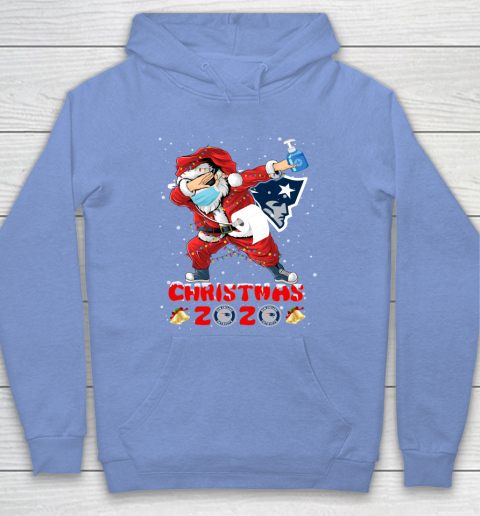 New England Patriots Funny Santa Claus Dabbing Christmas 2020 NFL Hoodie 8