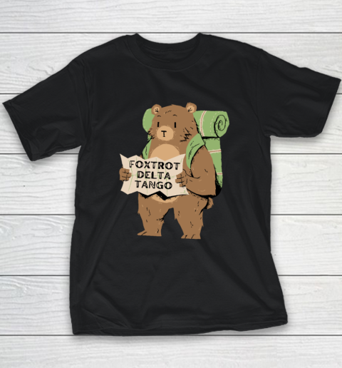 Bear Foxtrots Deltas Tangos Funny Youth T-Shirt