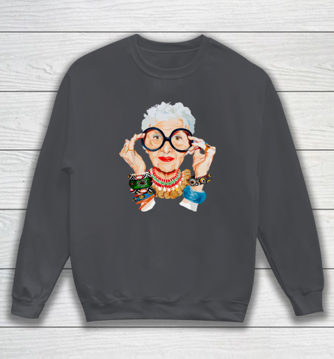 Iris apfel sweatshirt clearance
