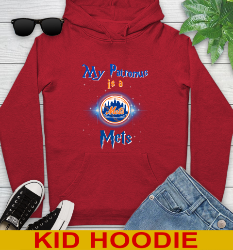 MLB Baseball Harry Potter My Patronus Is A New York Mets Youth Hoodie 11
