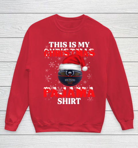 New Orleans Pelicans This Is My Christmas Pajama Shirt NBA Youth Sweatshirt 7
