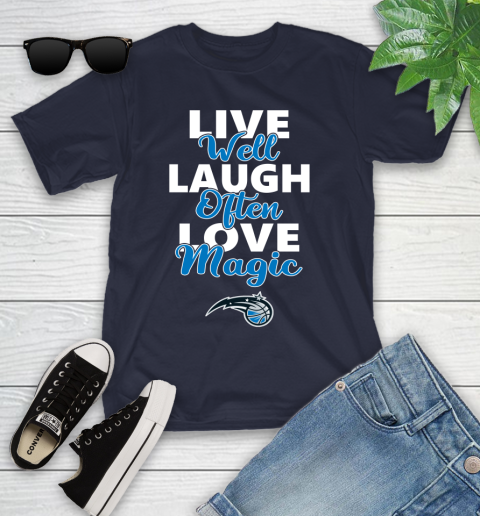 NBA Basketball Orlando Magic Live Well Laugh Often Love Shirt Youth T-Shirt 2