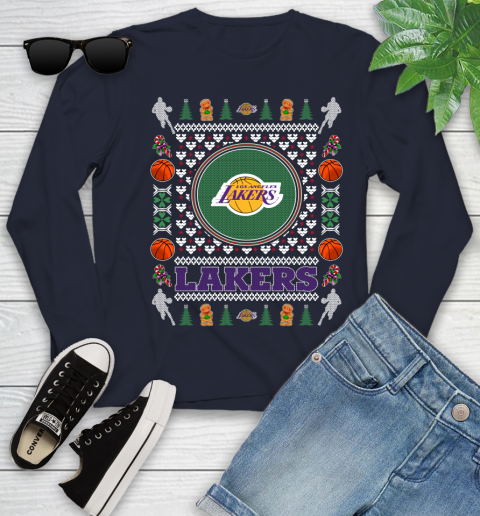 Los Angeles Lakers Merry Christmas NBA Basketball Loyal Fan Ugly Shirt 125