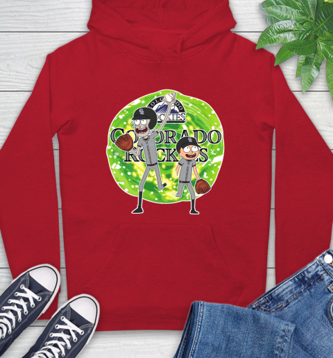 MLB Colorado Rockies Rick And Morty Baseball Sports Hoodie 10