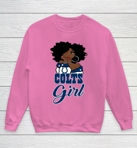 Indianapolis Colts Girl NFL Youth Sweatshirt 7