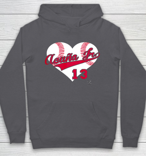 Ronald Acuna Jr Baseball Heart Gameday Hoodie 4
