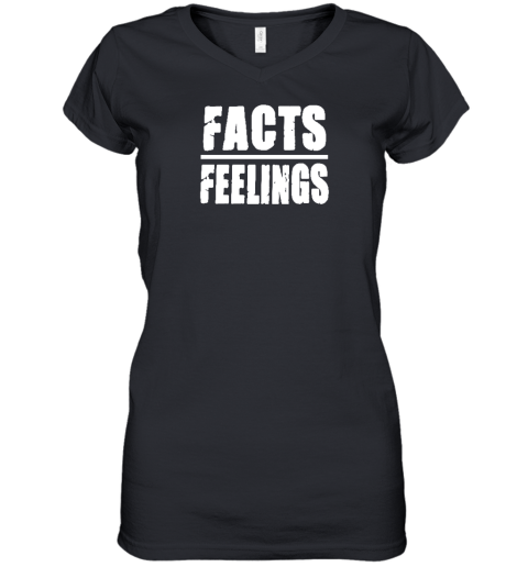 Irishpeachdesigns Facts Over Feelings Women's V