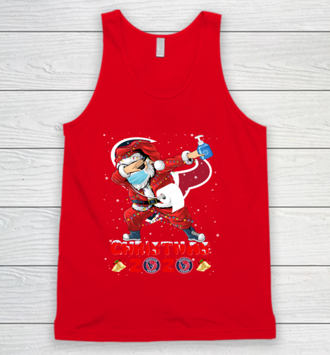 Houston Texans Funny Santa Claus Dabbing Christmas 2020 NFL Tank Top 5
