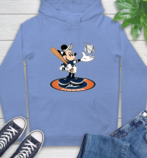 MLB Baseball Detroit Tigers Cheerful Mickey Disney Shirt Hoodie 12