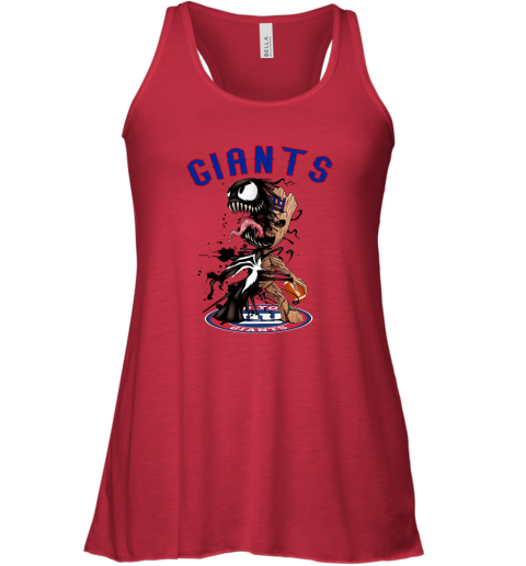 NFL New York Giants Football Venom Groot Guardians Of The Galaxy BLS4pWUKW0k flowy tank 32 95 151514 front red