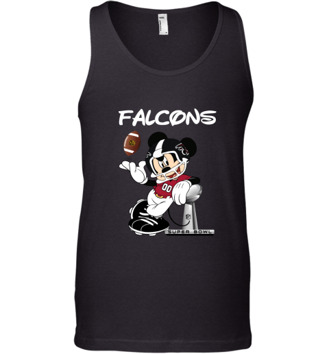 Mickey Falcons Taking The Super Bowl Trophy Football Tank Top