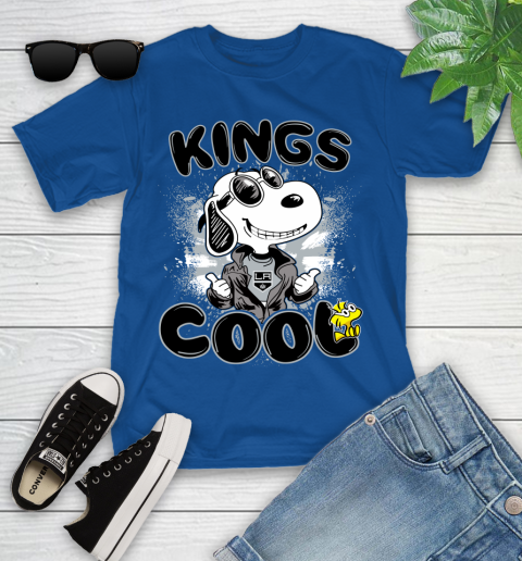 NHL Hockey Los Angeles Kings Cool Snoopy Shirt Youth T-Shirt 10