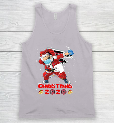 Atlanta Falcons Funny Santa Claus Dabbing Christmas 2020 NFL Tank Top 3