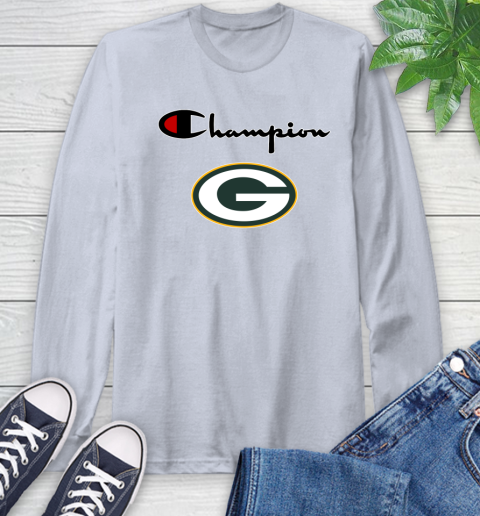 NFL Football Green Bay Packers Champion Shirt Long Sleeve T-Shirt 4