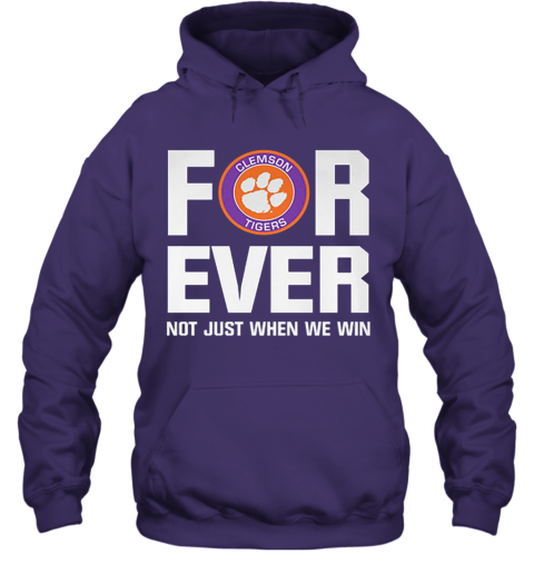 purple clemson hoodie