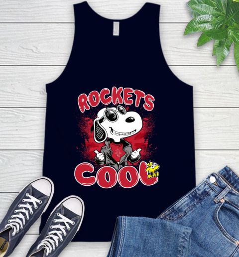 NBA Basketball Houston Rockets Cool Snoopy Shirt Tank Top 2