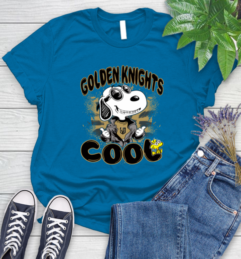 NHL Hockey Vegas Golden Knights Cool Snoopy Shirt Women's T-Shirt 8