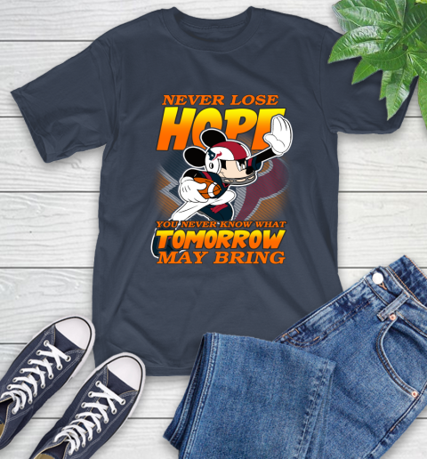 Houston Texans NFL Football Mickey Disney Never Lose Hope T-Shirt 3