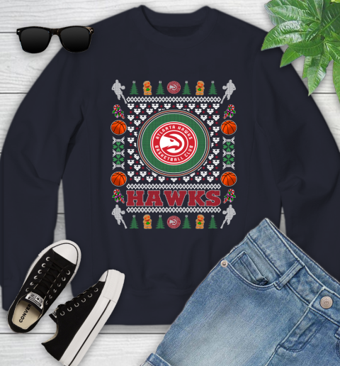 Atlanta Hawks Merry Christmas NBA Basketball Loyal Fan Ugly Shirt 116