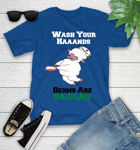 Nurse Shirt Funny Nurse School Sheep Wash Your Hands Germs Are Bad