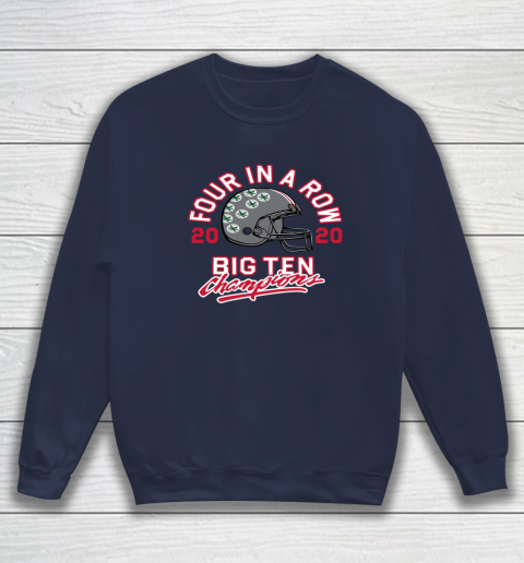 OSU 2020 Big Ten Champions 2020 Four In A Row Sweatshirt 2
