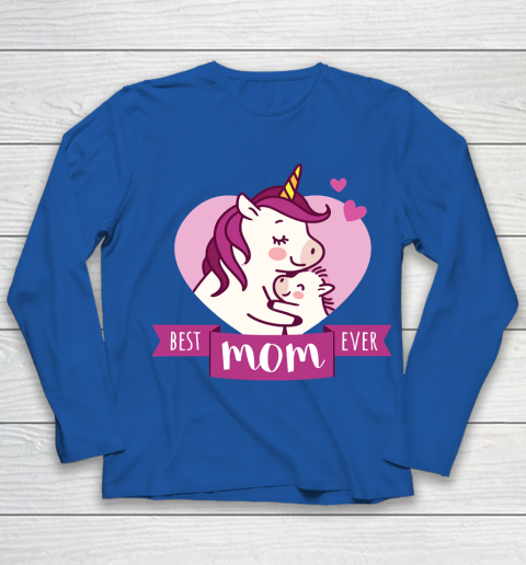 Mother's Day Funny Gift Ideas Apparel  Best Mom Ever T Shirt Youth Long Sleeve 7