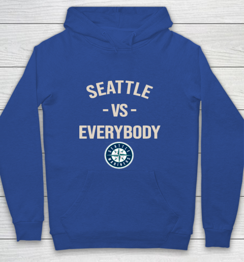 Seattle Mariners Vs Everybody Youth Hoodie 6