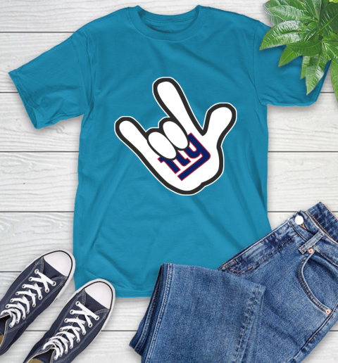 New York Giants NFL Football Mickey Rock Hand Disney T-Shirt 8