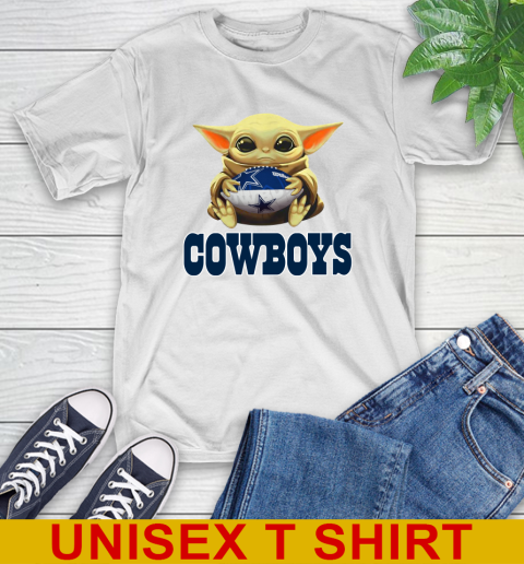 NFL Football Dallas Cowboys Baby Yoda Star Wars Shirt T-Shirt