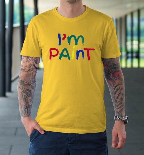 I Heart Love To Finger Paint Couple Valentine I'm Paint T-Shirt 4